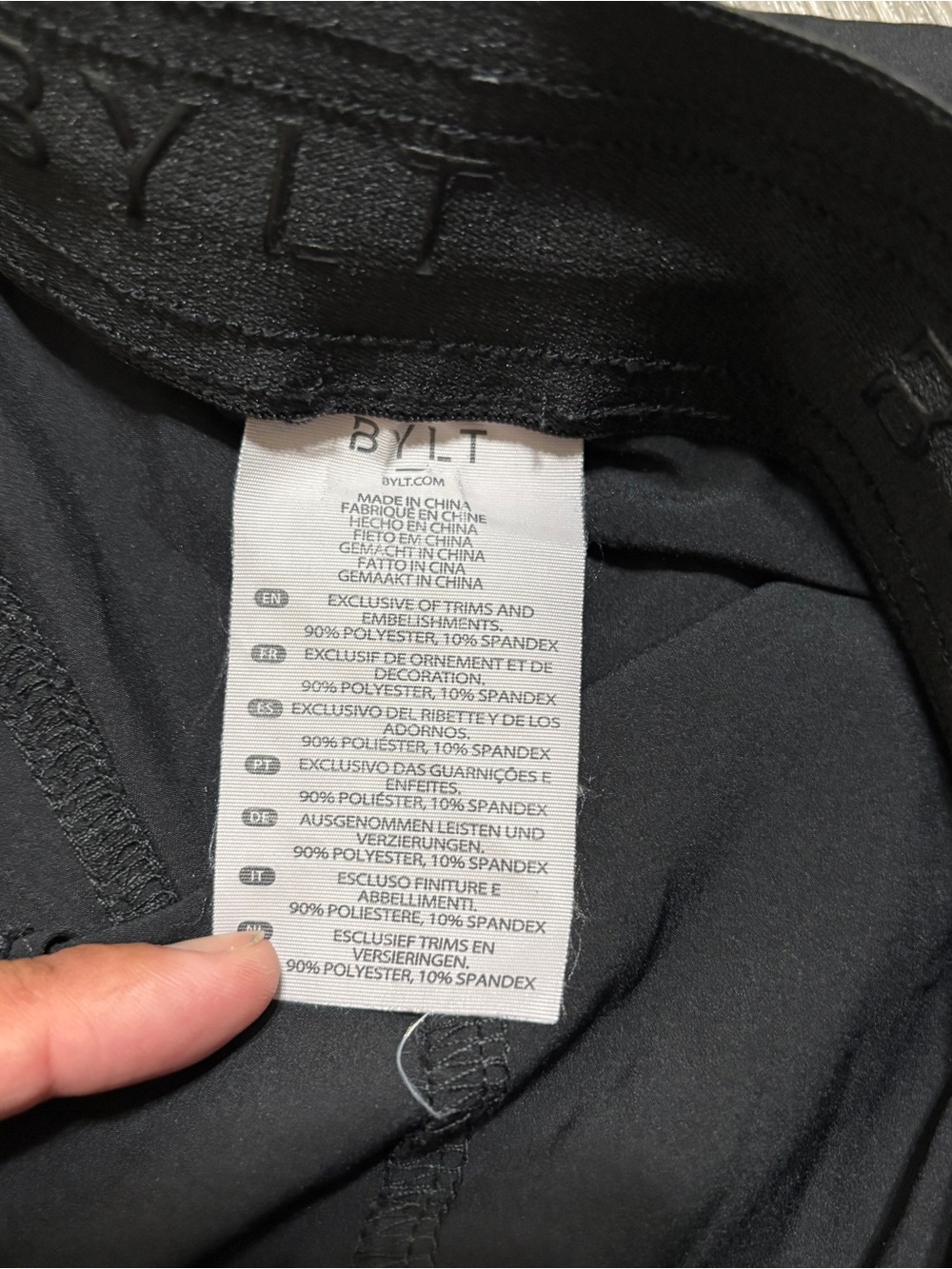 BYLT Premium Basics Men’s Black Athletic Shorts Size L Stretch Lightweight - Picture 6 of 9